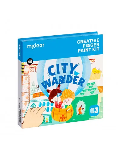 Mideer kreativni komplet za slikanje prstima
