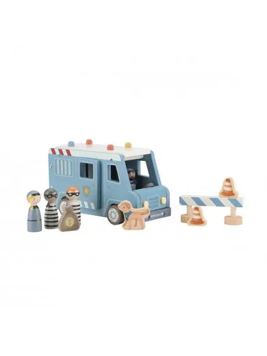 Little Dutch drveni policijskiauto, 23,5x13,5x10,2