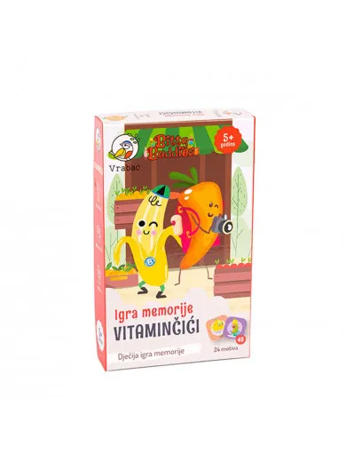 Vrabac igra memorije vitaminčići