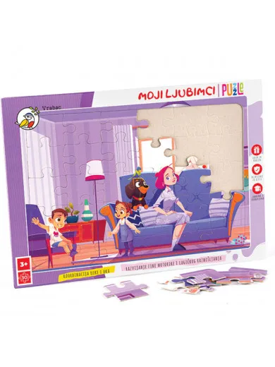 Vrabac slagalica Moji ljubimci