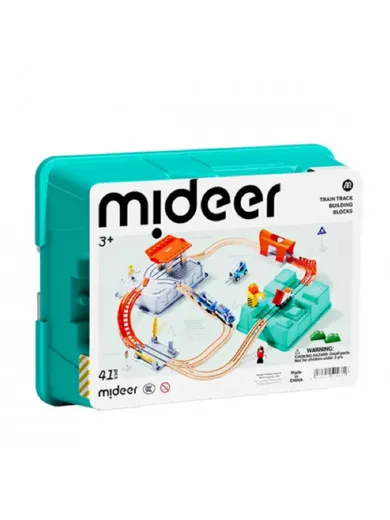 Mideer drvena pruga sa vozicima