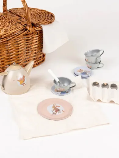 Egmont Toys metalni set za čaju korpici