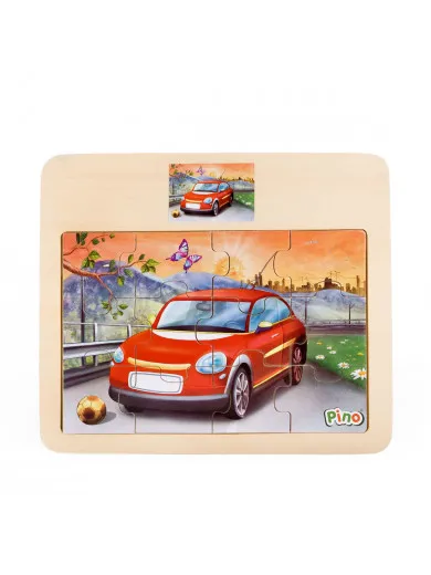 Pino drvene puzzle -Auto