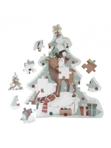 Little Dutch Božićne puzzle, 93x80cm