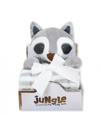 Jungle Bebi igračka sa ćebetom rakun