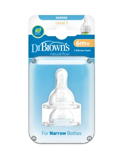 Dr Browns silikonska cucla za standard flašicu-vel.3