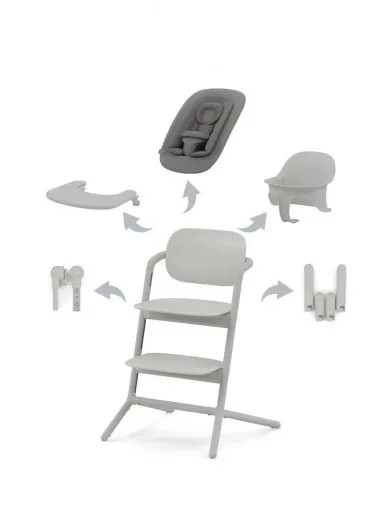 Cybex hranilica Lemo 4u1 Suede Grey