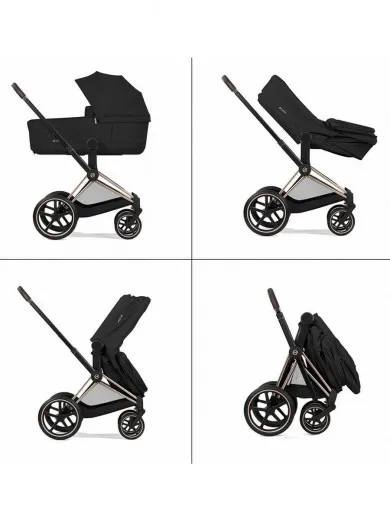 Cybex duo sistem Priam Cot S Sepia Black