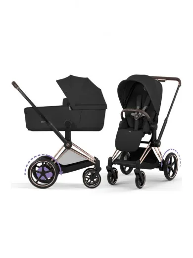 Cybex duo sistem E-Priam Rosegold Sepia Black