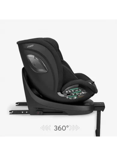 Kikka Boo auto sedište i-Twistt premium Black 40-150cm