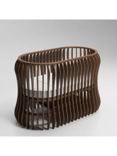 Sol Baby krevetac Maria, orah 141,5x84x90,5