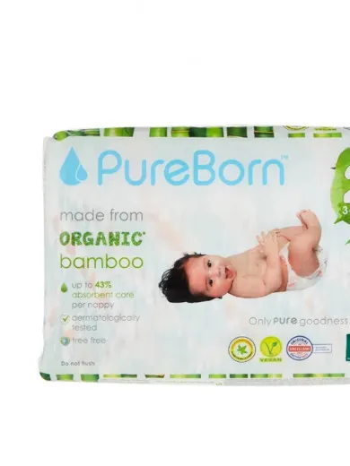 PureBorn pelene 2 (3-6kg), 34kom