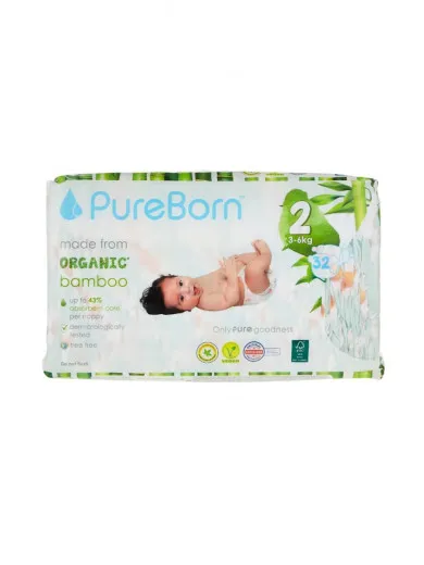 PureBorn pelene 2 (3-6kg), 34kom