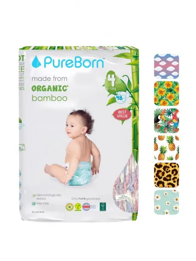 PureBorn pelene 4 (7-12kg), 48kom