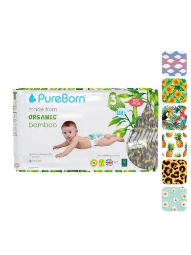 PureBorn pelene 3 (5,5-8kg), 112kom
