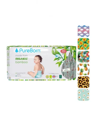PureBorn pelene 4 (7-12kg), 96kom