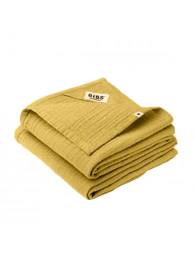 Bibs muslin  pelena  Mustard,70x70cm