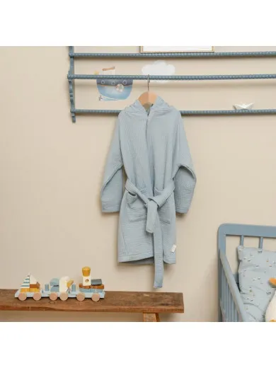 Little Dutch bademantil Soft Blue, 98/104