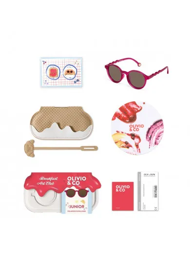 Olivio&Co naočare za sunce oval Raspberry 5-12