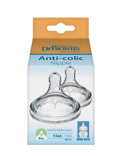 Dr Browns OPTIONS+ silikonskacla za wide neck, 9m+