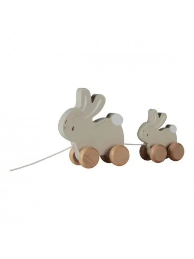 Little Dutch drvena igračka napovlačenje Bunny