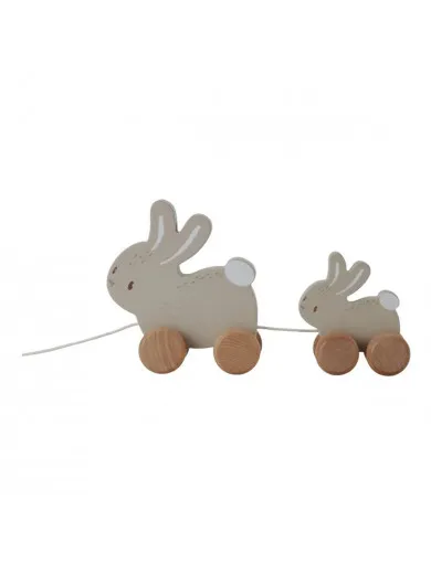 Little Dutch drvena igračka napovlačenje Bunny