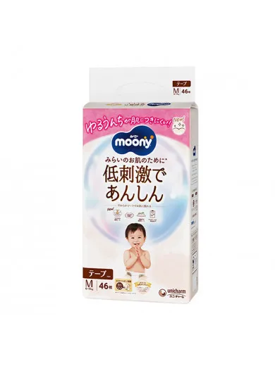 Moony pelene Natural M (6-11kg), 46kom