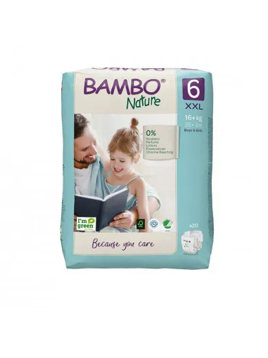 Bambo Nature Eco-friendly pelene 6 (16kg+), 20kom