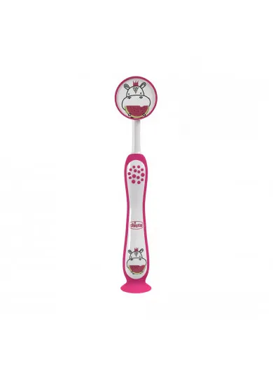 Chicco četkica za zube Hippo 3-6g