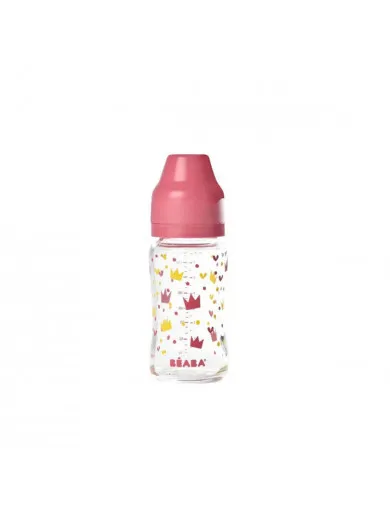 Béaba flašica za bebe široki vrat 240 ml Pink