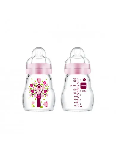 Mam staklena flašica feel good170ml, 0m+