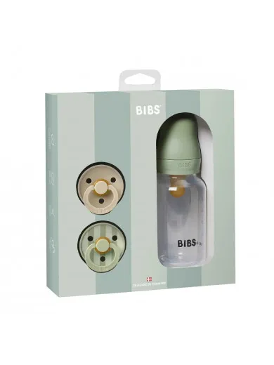 Bibs poklon set sage