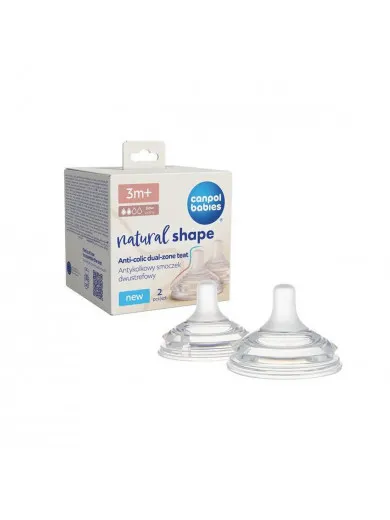 Canpol Natural shape antikolik cucla spori protok 3m+ 2/1