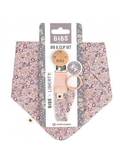Bibs set Liberty, Eloise Blush