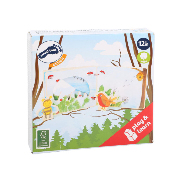 Small foot drvena edukativna knjiga