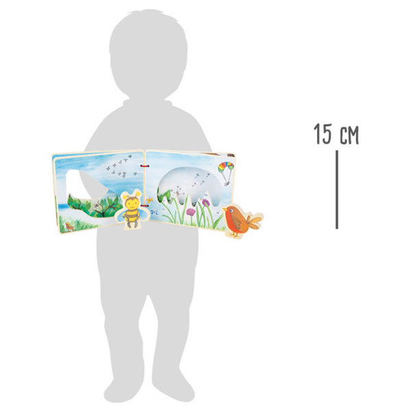 Small foot drvena edukativna knjiga