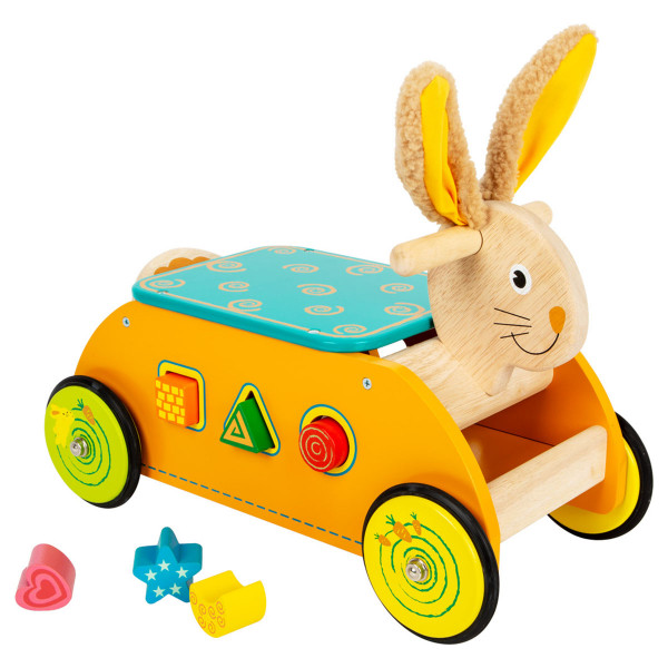 Small foot drvena guralica i sorter oblika Zeka