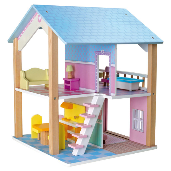 Small foot drvena kućica za lutke