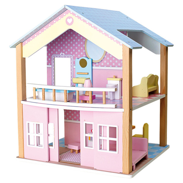 Small foot drvena kućica za lutke