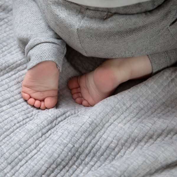 Little Dutch prekrivač sa jastučnicom, sivi