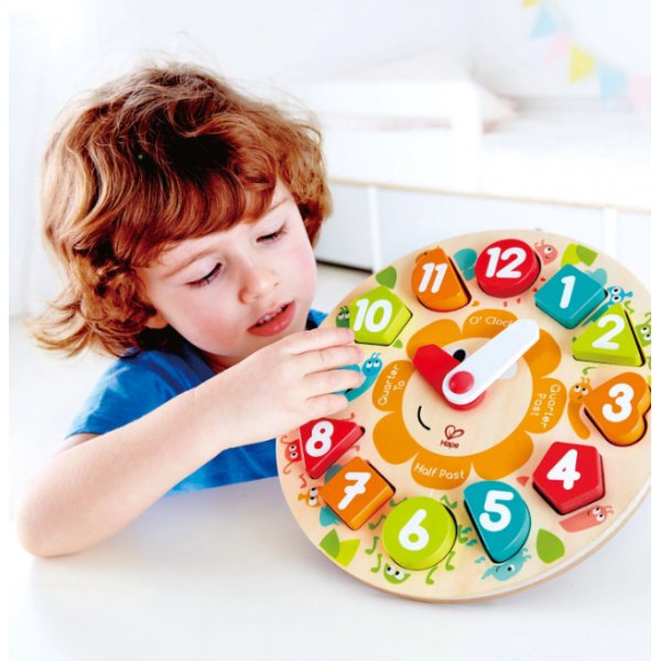Hape edukativni časovnik, 24.5x24.5x3.5cm