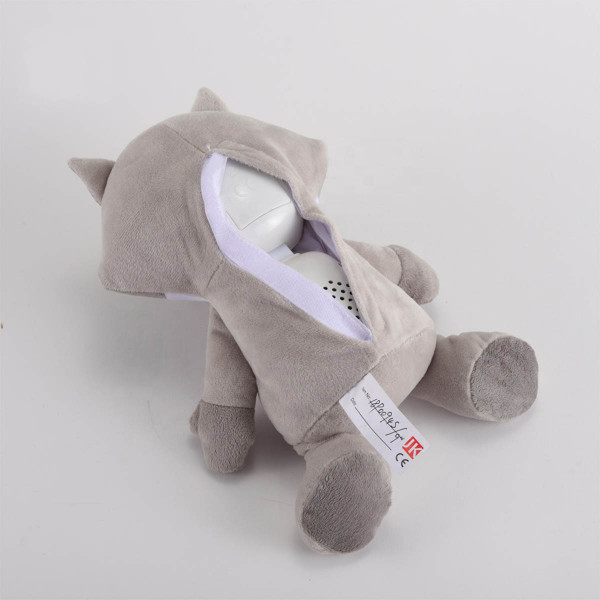 Konig kids plišani rakun sa uspavankama i noćnim svetlima