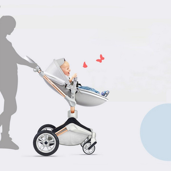 Hot mom kolica 2u1, gray,0m+