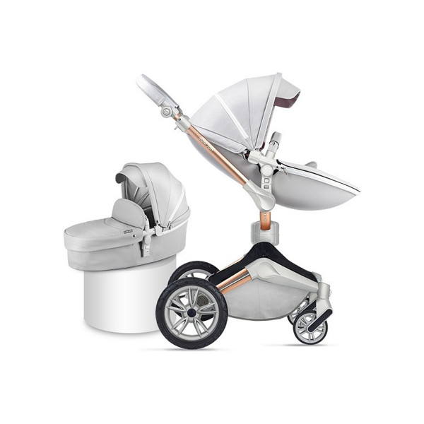 Hot mom kolica 2u1, gray,0m+