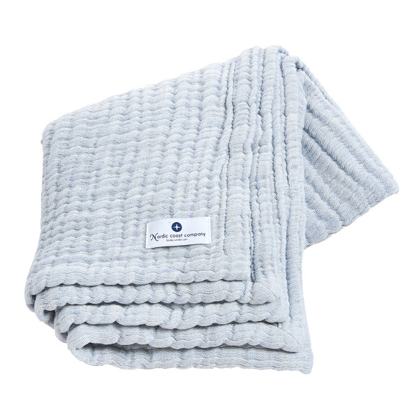 Nordic Coast muslin prekrivač4/1, 80x80cm