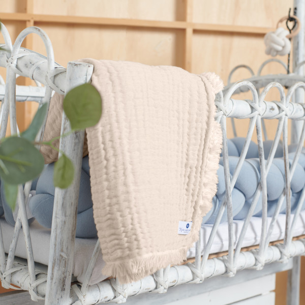 Nordic Coast muslin prekrivač4/1, 80x80cm