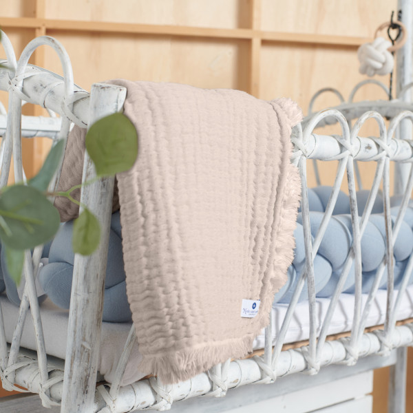 Nordic Coast muslin prekrivač4/1, 80x80cm