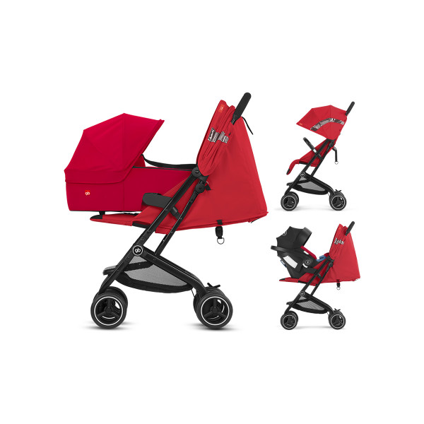 GB kolica Qbit+, all terrain velvet black 6m+