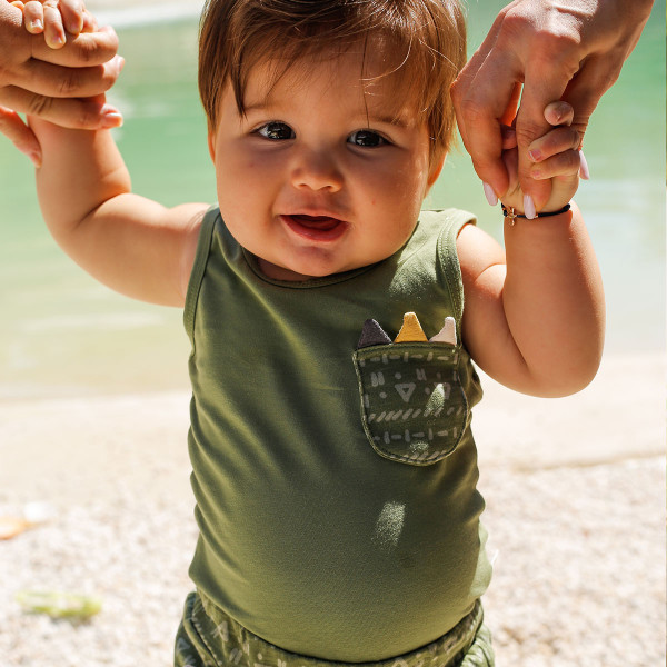 Just kiddin baby bodi atlet 