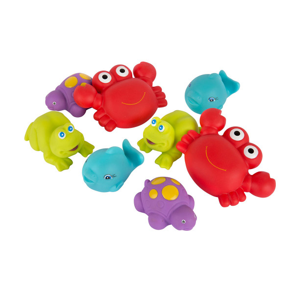Playgro set za kupanje 8 gumenih drugara